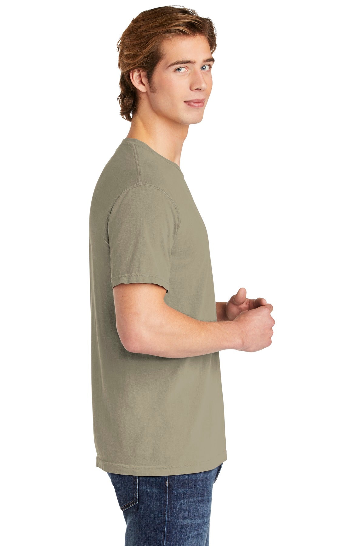 Sandstone COMFORT COLORS Heavyweight Ring Spun Tee. 1717
