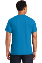 Sapphire Gildan DryBlend 50 Cotton/50 Poly T-Shirt. 8000