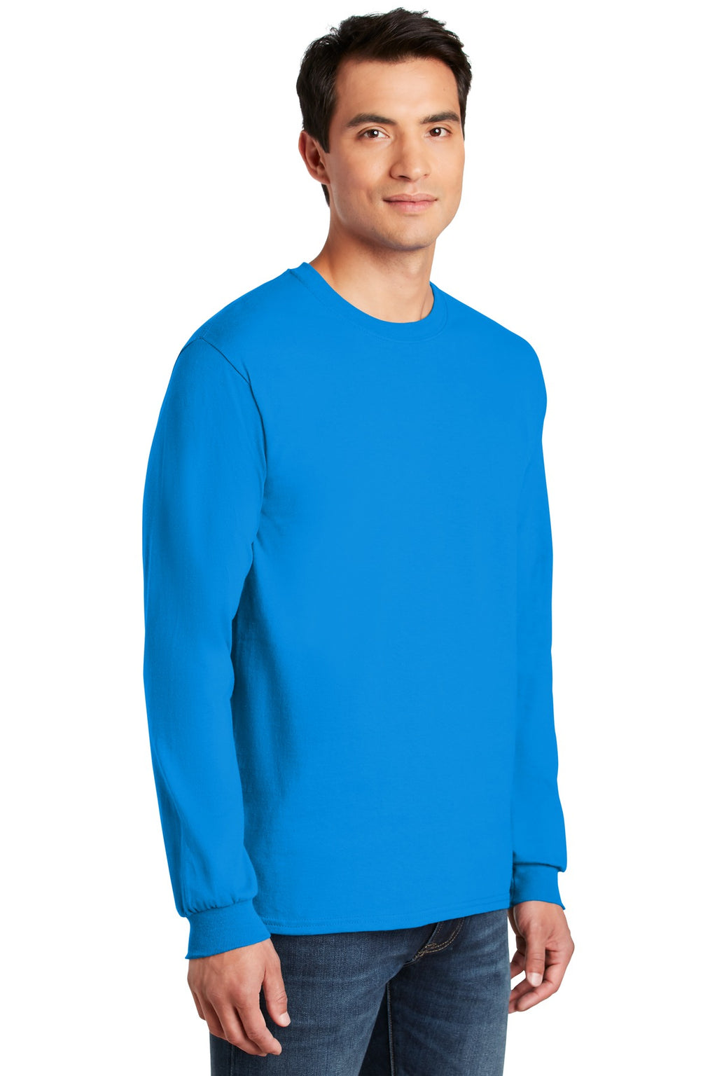 Sapphire Gildan - Ultra Cotton 100% US Cotton Long Sleeve T-Shirt. G2400