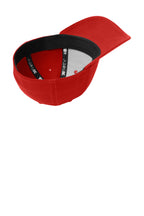 Scarlet Red New Era - Structured Stretch Cotton Cap. NE1000
