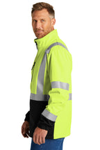 SftyYellow CornerStone ANSI 107 Class 3 Soft Shell Jacket CSJ503