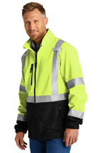 SftyYellow CornerStone ANSI 107 Class 3 Soft Shell Jacket CSJ503