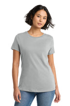 Silver District Women's Perfect Weight Tee. DM104L