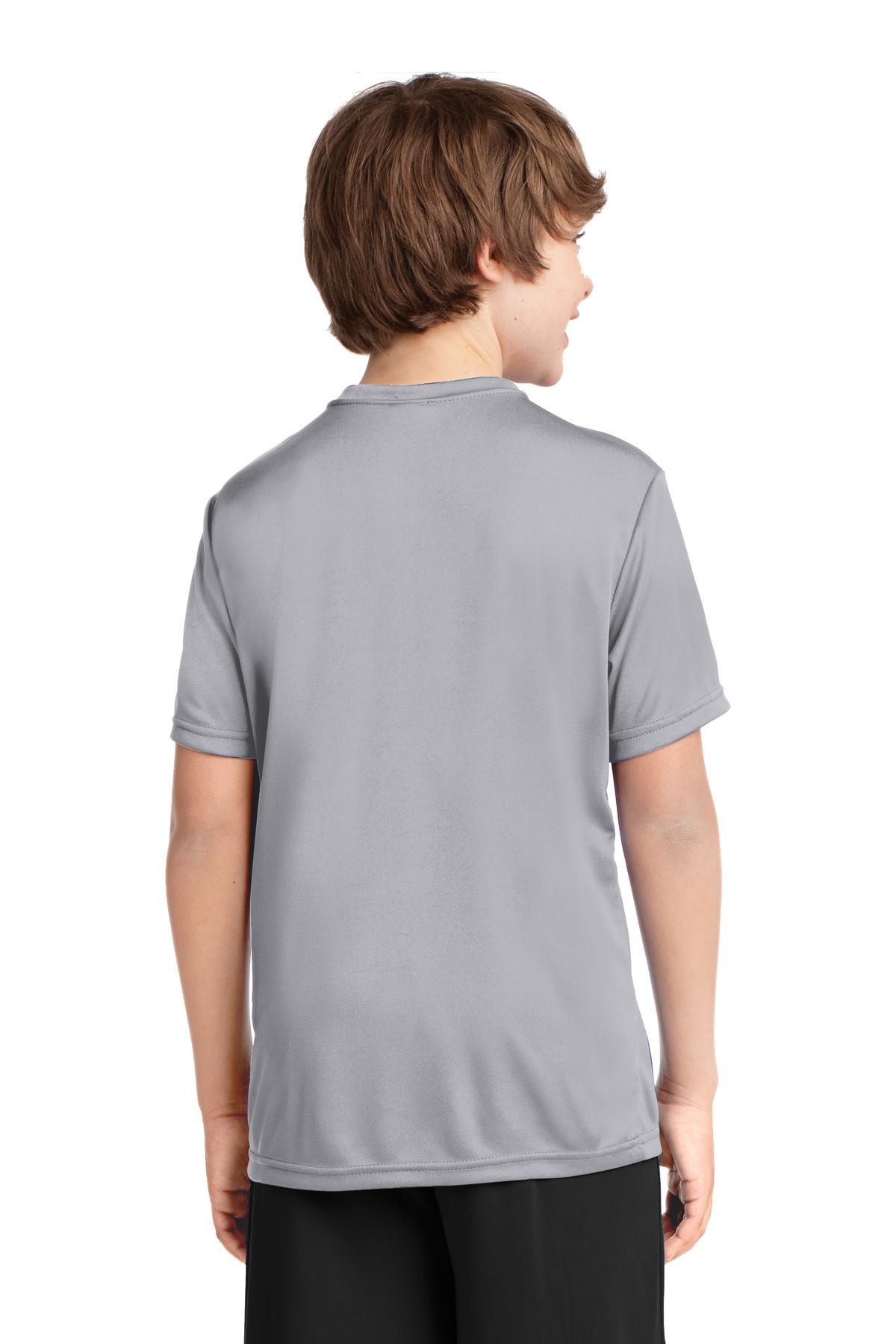 Silver Port & Co Youth Performance Tee. PC380Y