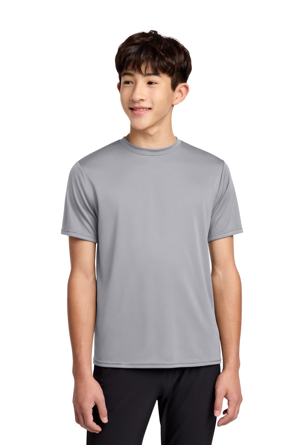 Silver Port & Co Youth Performance Tee. PC380Y