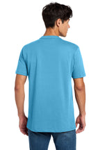 Sky Blue New Era Heritage Blend Crew Tee. NEA100