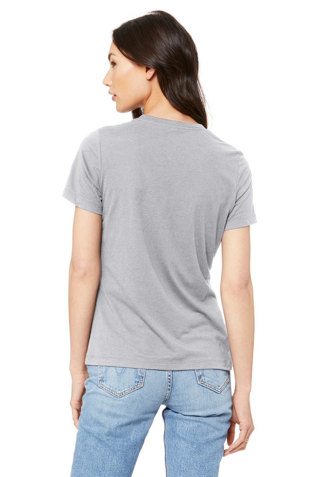 SldAthGrey BELLA+CANVAS Women's Relaxed Jersey Short Sleeve Tee. BC6400