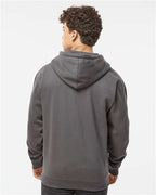 Solid Charcoal Heavyweight Full-Zip Hooded Sweatshirt - IND4000Z