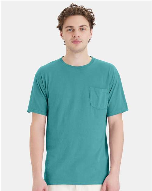 Spanish Moss Garment-Dyed Pocket T-Shirt - GDH150