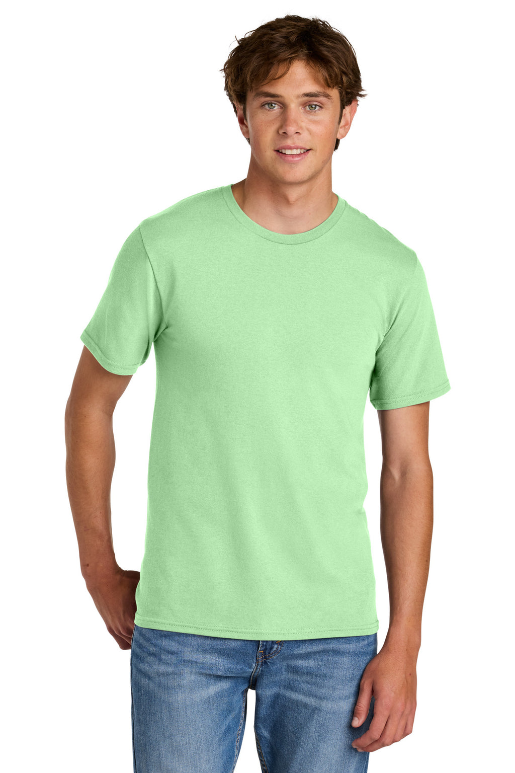 Spearmint Port & Co Easy Cotton Tee PC43