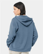 Steel Blue Sponge Fleece Full-Zip Hoodie - 3739