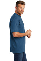 Stream Blue Carhartt Workwear Pocket Short Sleeve T-Shirt. CTK87