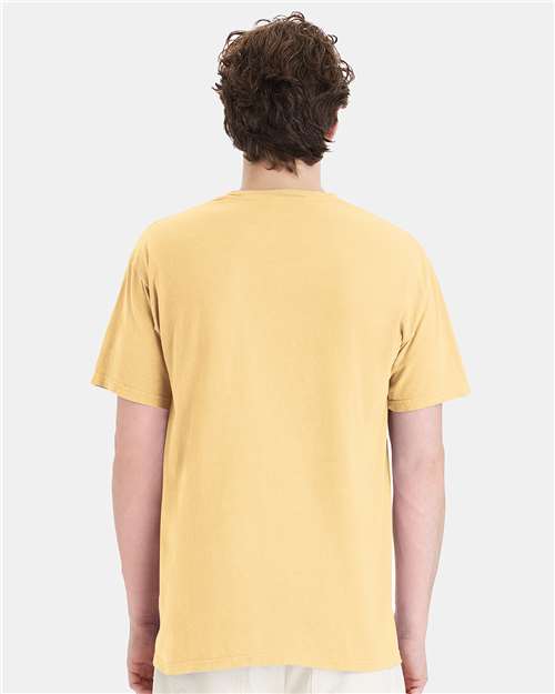 Summer Squash Yellow Garment-Dyed Pocket T-Shirt - GDH150
