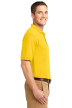 Sunflower Yllw Port Authority Silk Touch Polo K500