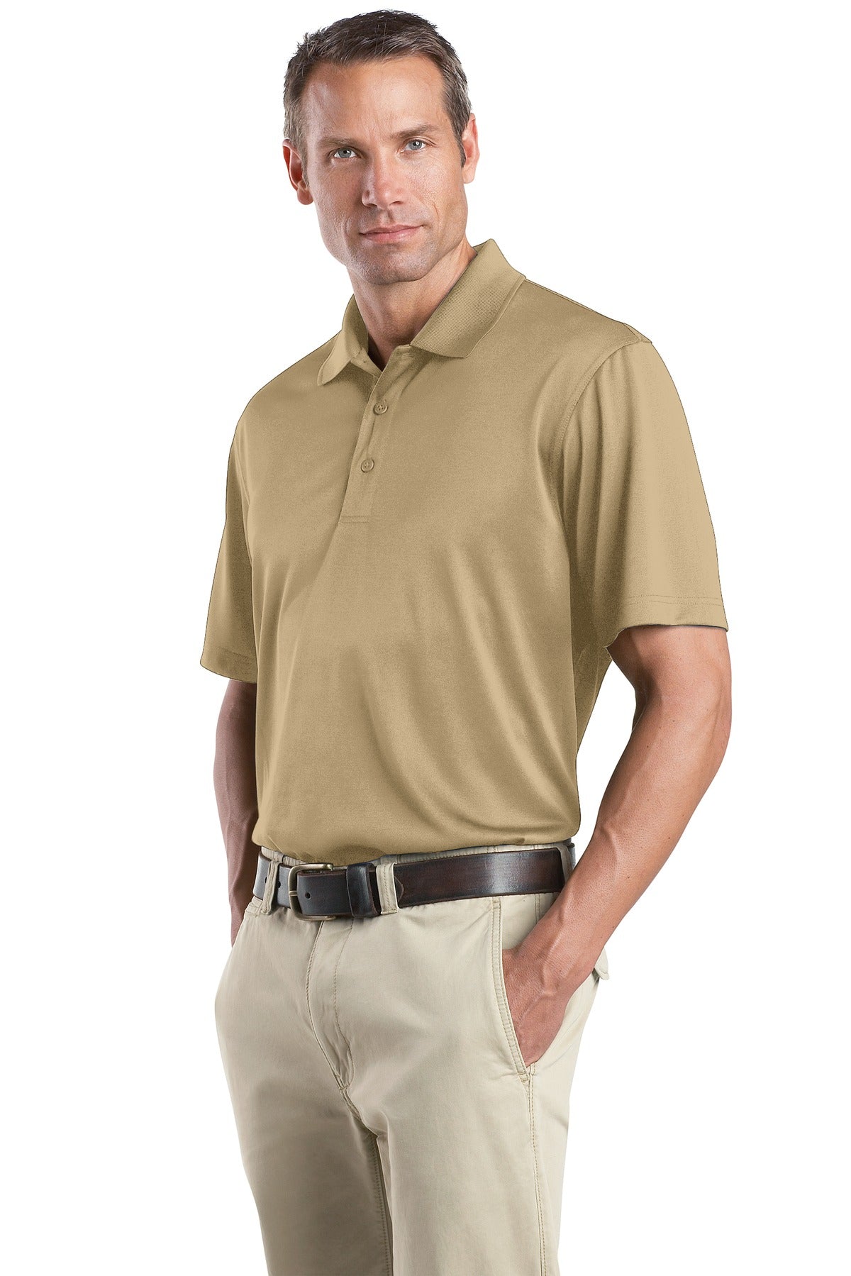 Tan CornerStone - Select Snag-Proof Polo. CS412