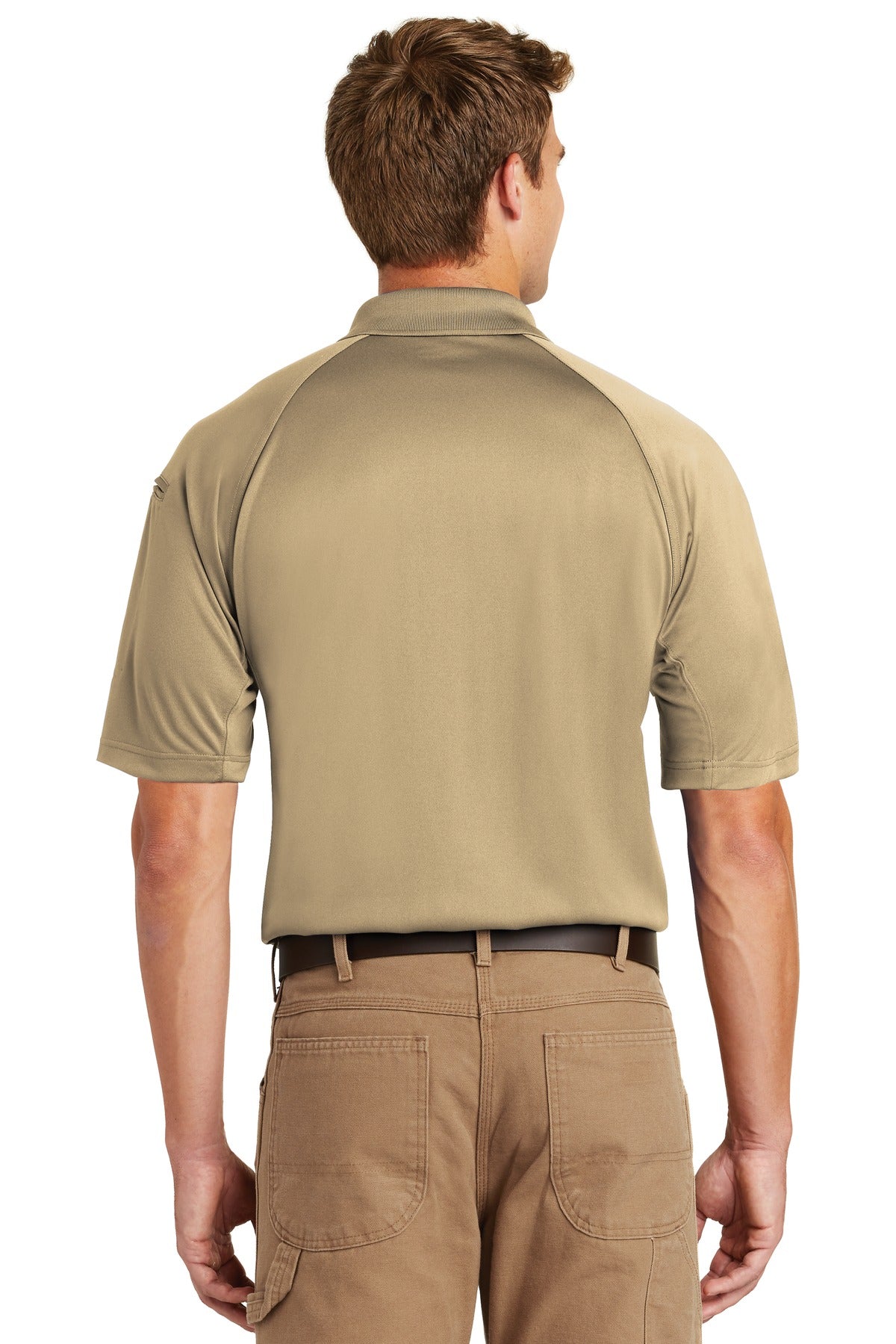 Tan CornerStone - Select Snag-Proof Tactical Polo. CS410