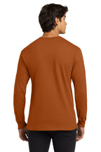 Texas Orange Gildan - Ultra Cotton 100% US Cotton Long Sleeve T-Shirt. G2400