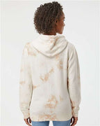 Tie Dye Dusty Pink Midweight Tie-Dyed Hooded Sweatshirt - PRM4500TD