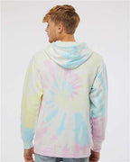 Tie Dye Sunset Swirl Midweight Tie-Dyed Hooded Sweatshirt - PRM4500TD