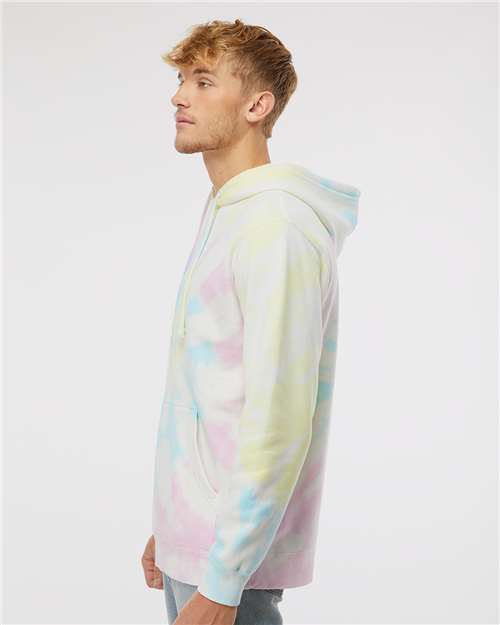 Tie Dye Sunset Swirl Midweight Tie-Dyed Hooded Sweatshirt - PRM4500TD