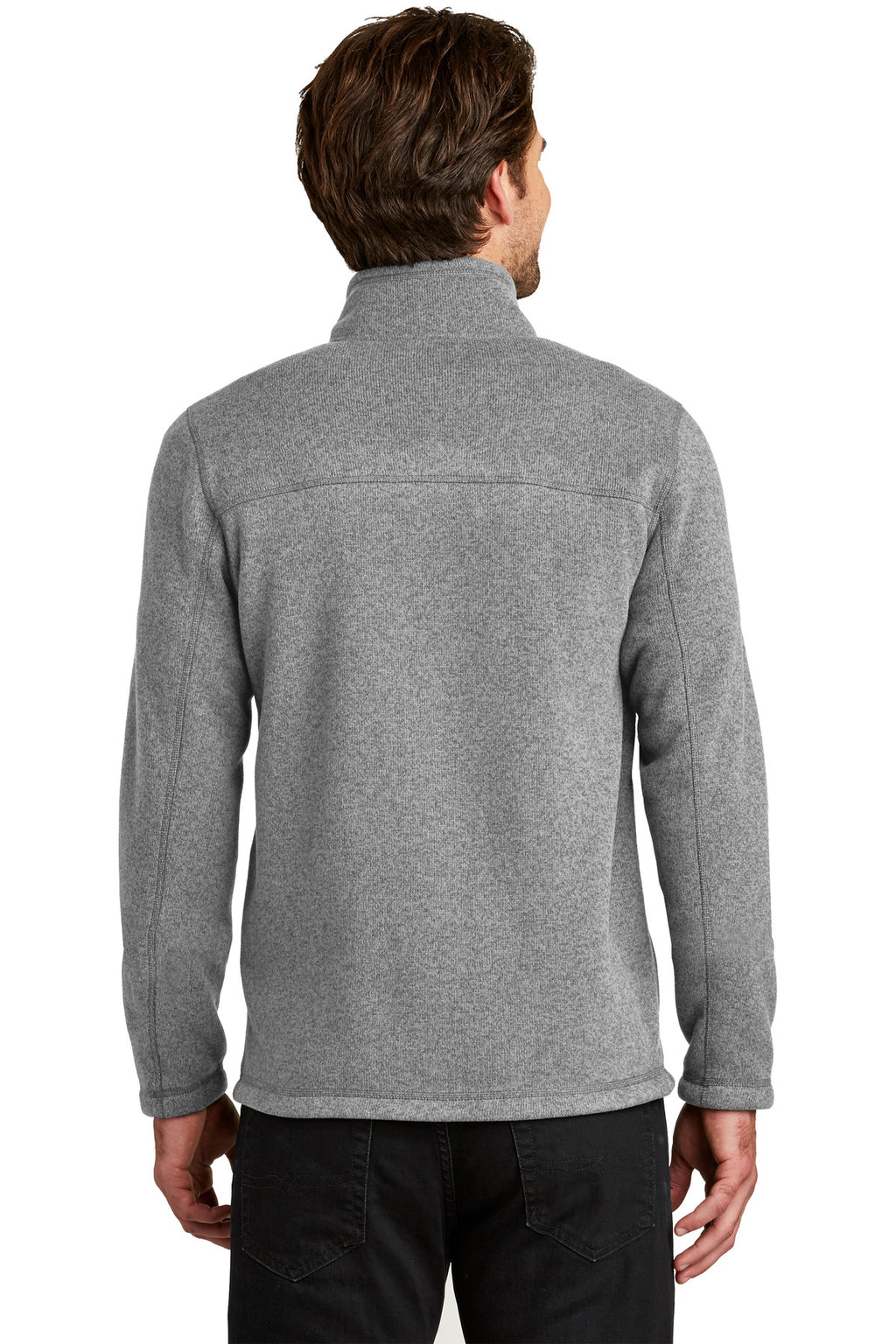 TNF Med Gry He The North Face Sweater Fleece Jacket. NF0A3LH7