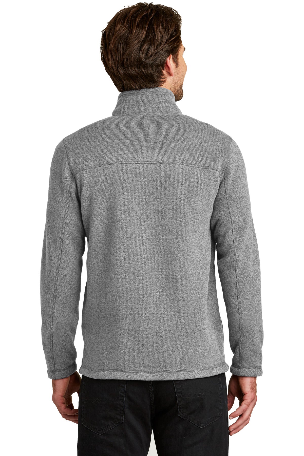 TNF Med Gry He The North Face Sweater Fleece Jacket. NF0A3LH7