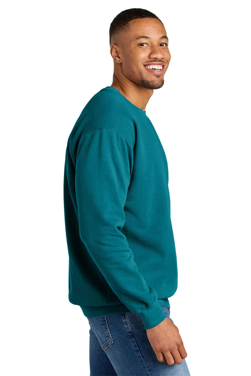 TopazBlue COMFORT COLORS Ring Spun Crewneck Sweatshirt. 1566