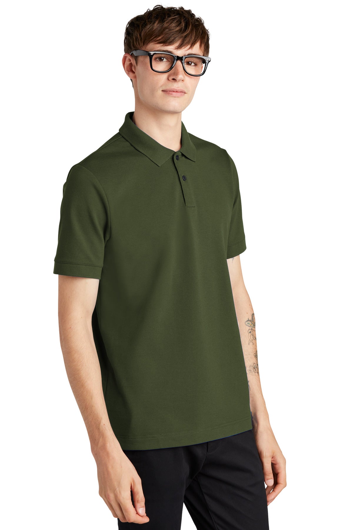 TownsendGn Mercer+Mettle Stretch Heavyweight Pique Polo MM1000
