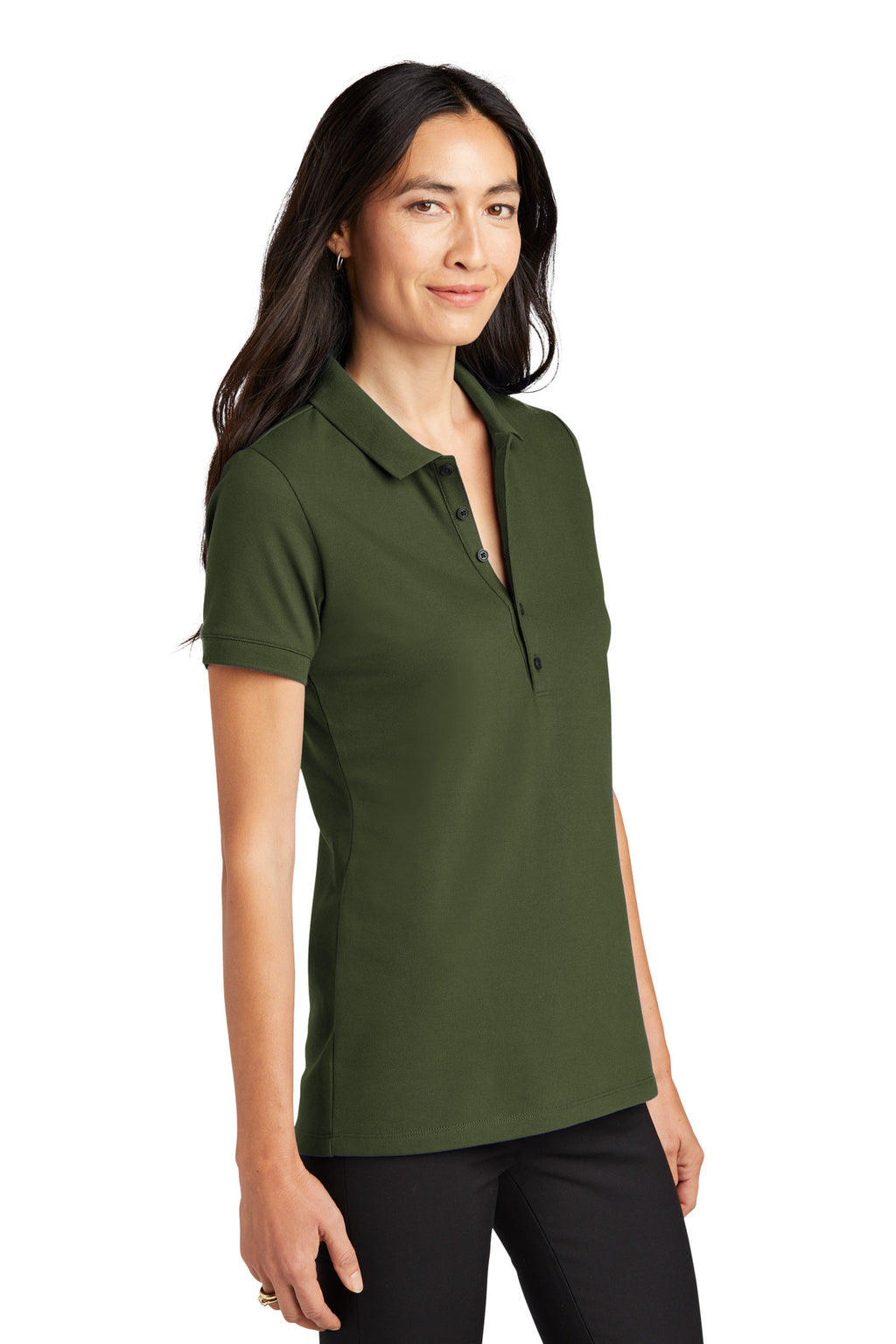TownsendGn Mercer+Mettle Women's Stretch Heavyweight Pique Polo MM1001