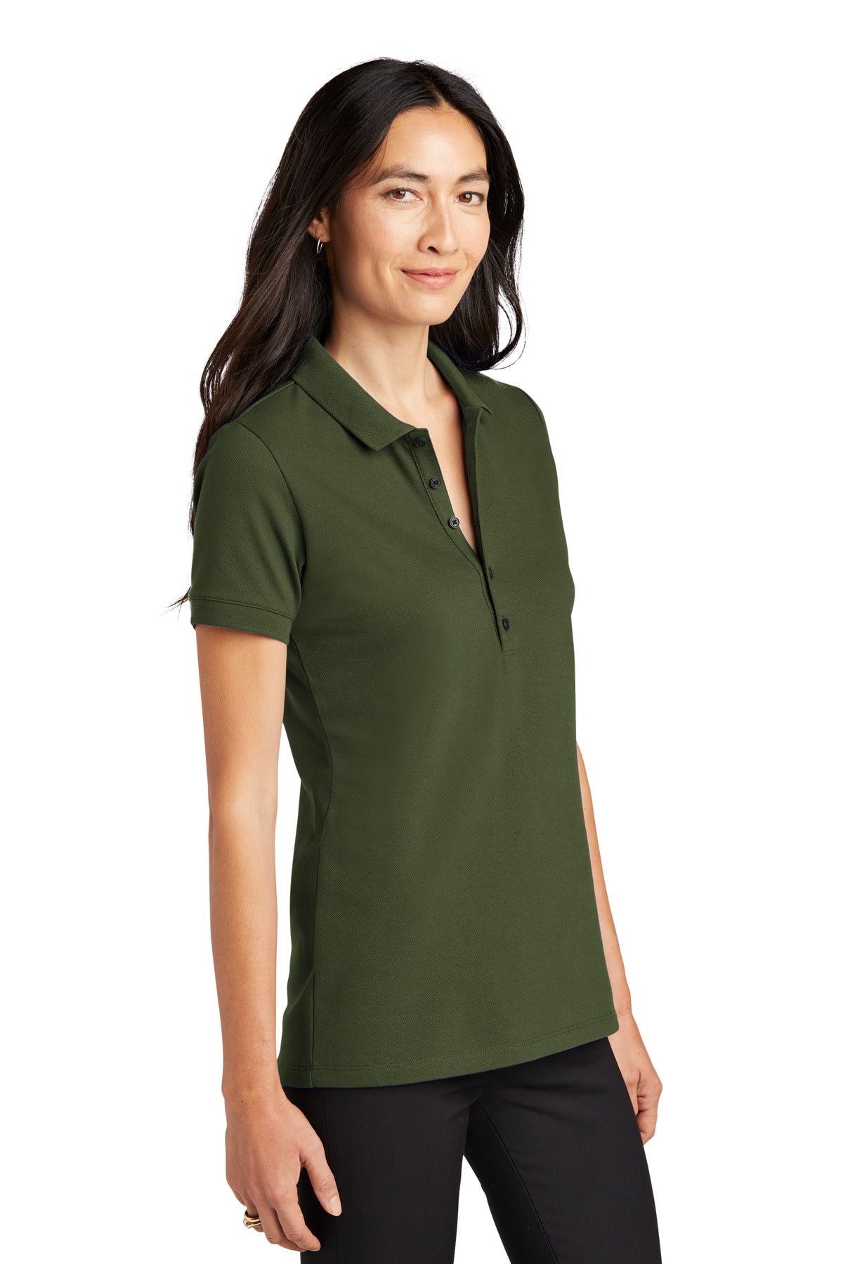 TownsendGn Mercer+Mettle Women's Stretch Heavyweight Pique Polo MM1001