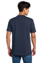 True Navy New Era Heritage Blend Crew Tee. NEA100