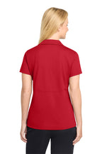 True Red Sport-Tek Women's Micropique Sport-Wick Polo. LST650