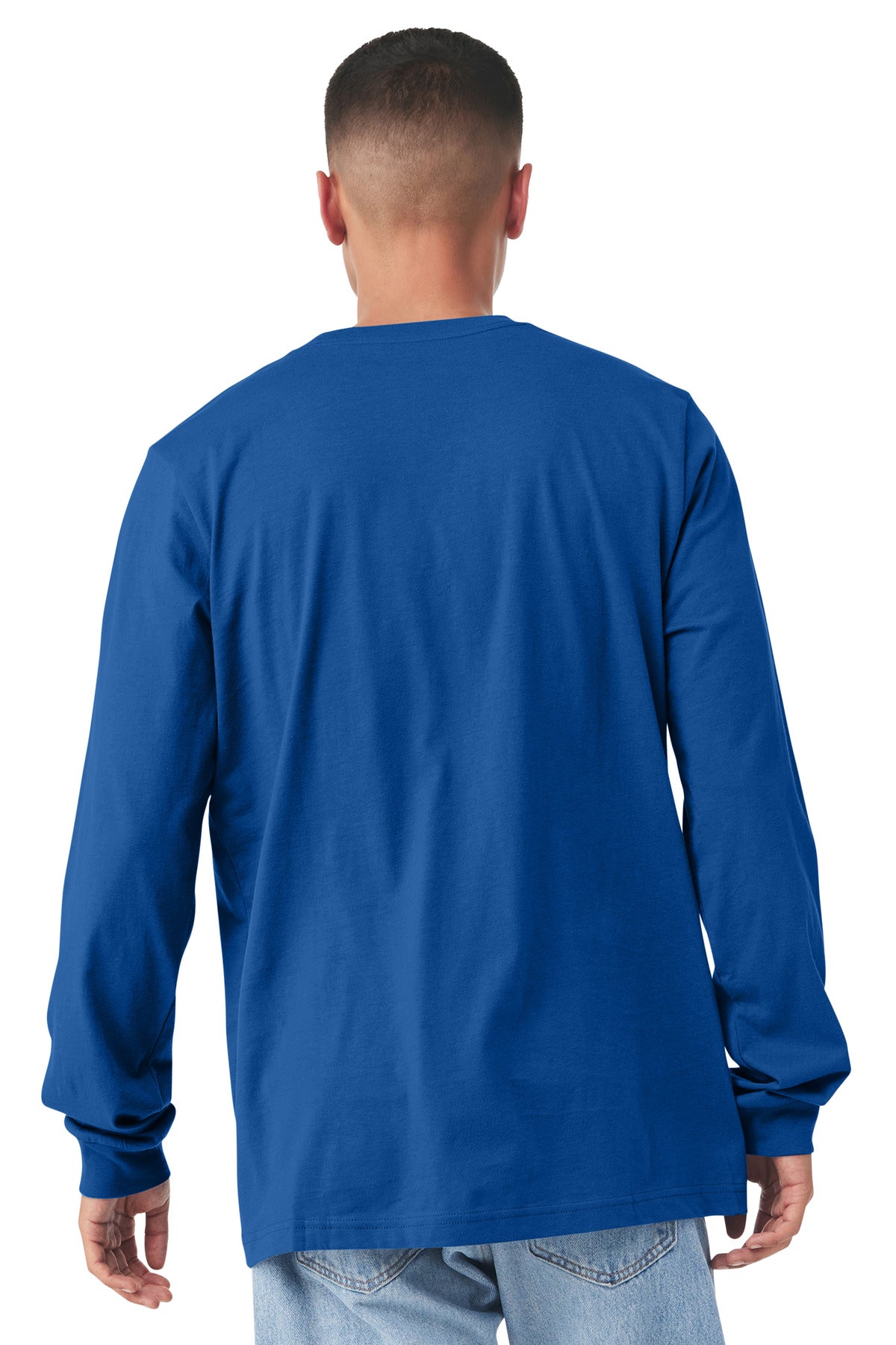 True Royal BELLA+CANVAS Unisex Jersey Long Sleeve Tee. BC3501