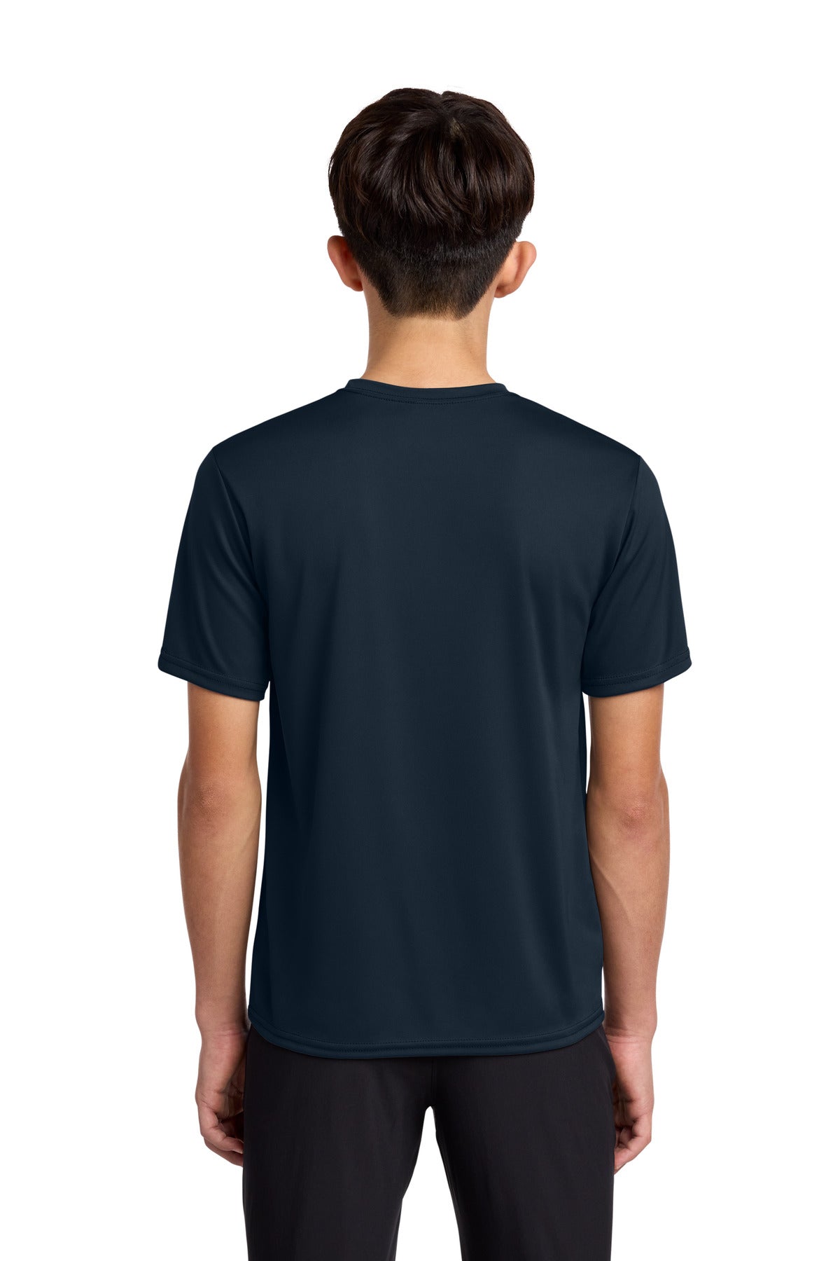 TrueNavy Port & Co Youth Performance Tee. PC380Y