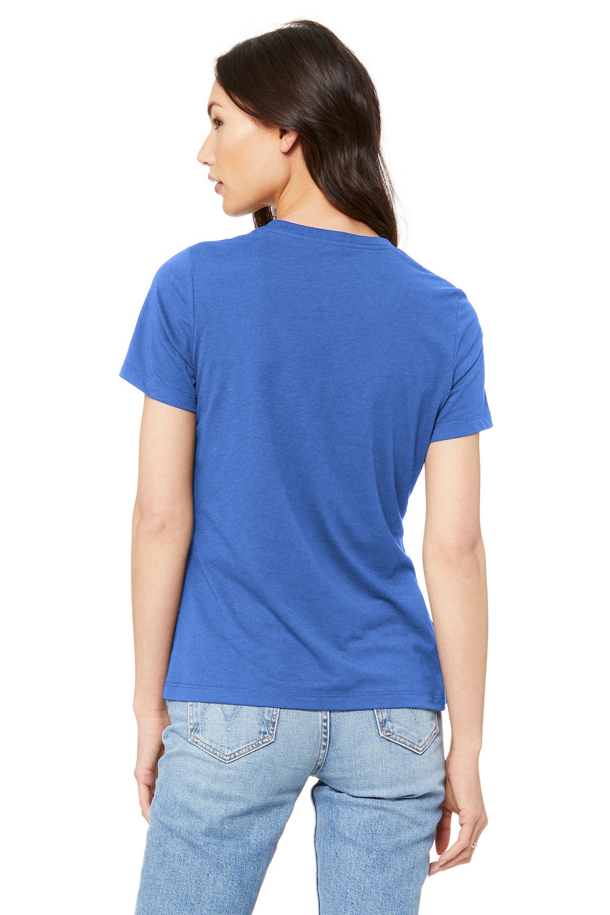 TrueRoyal BELLA+CANVAS Women's Relaxed Jersey Short Sleeve Tee. BC6400