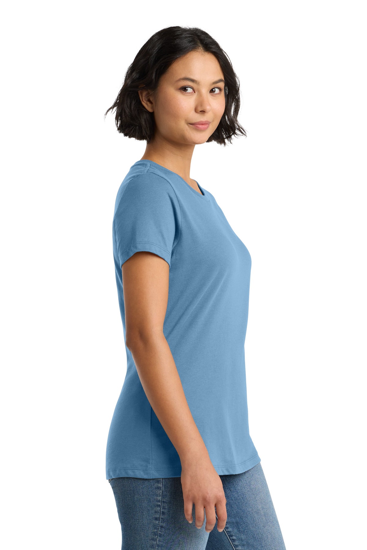 TundraBlu District Women's Perfect Weight Tee. DM104L