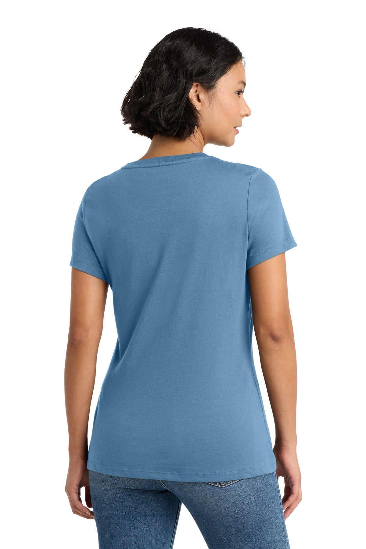 TundraBlu District Women's Perfect Weight Tee. DM104L