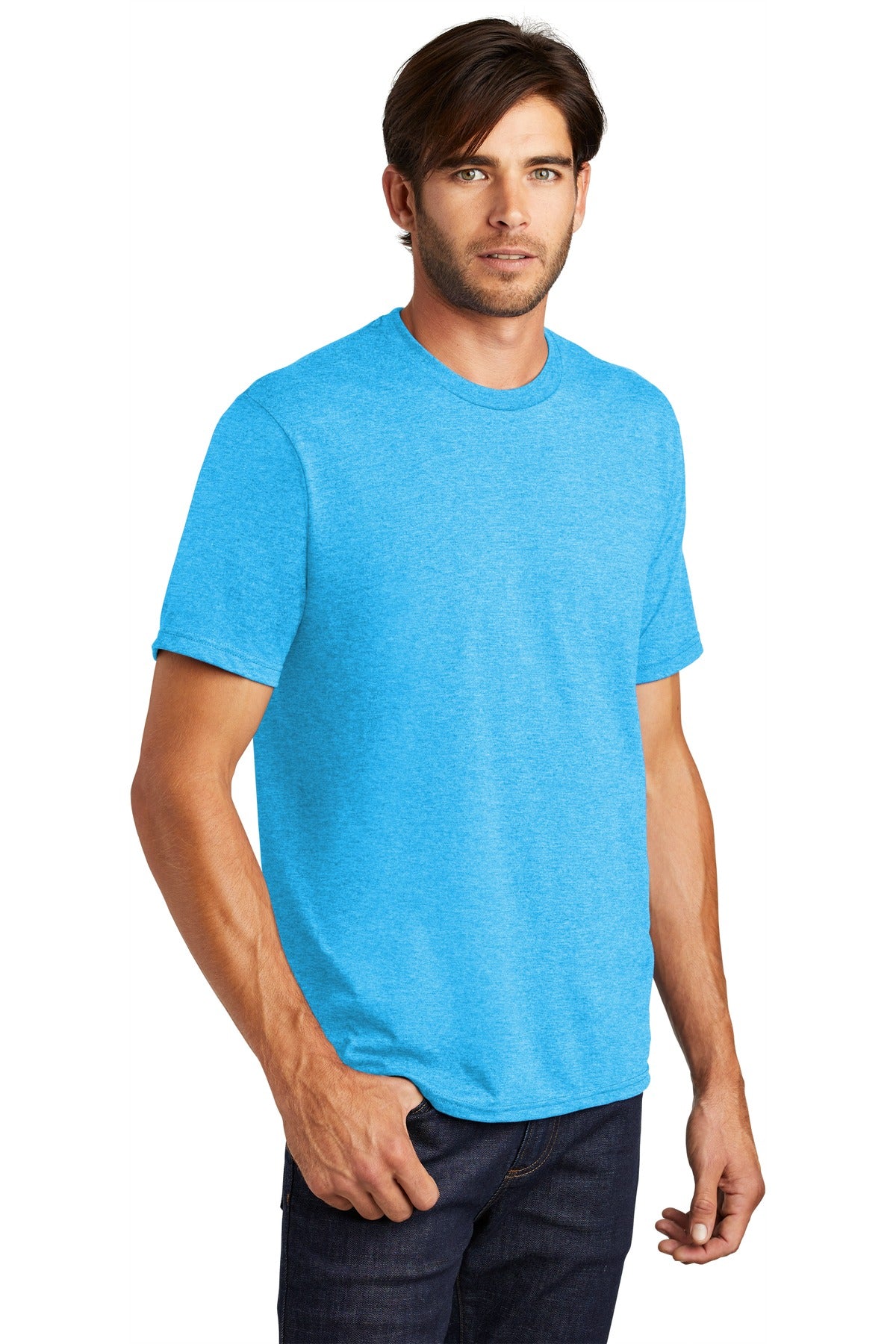 Turquoise Frst District Perfect Tri Tee. DM130