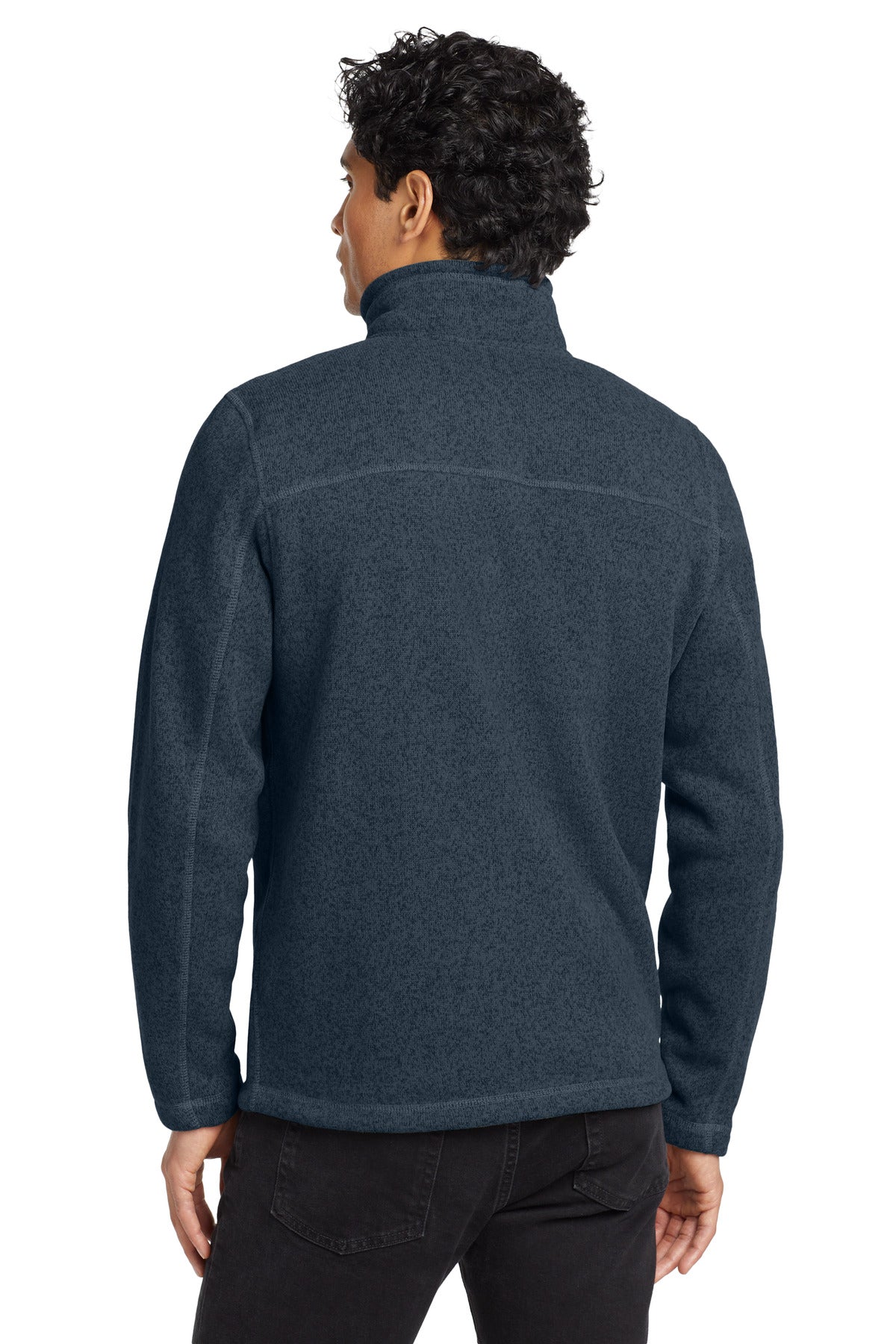 Urban Navy Hth The North Face Sweater Fleece Jacket. NF0A3LH7
