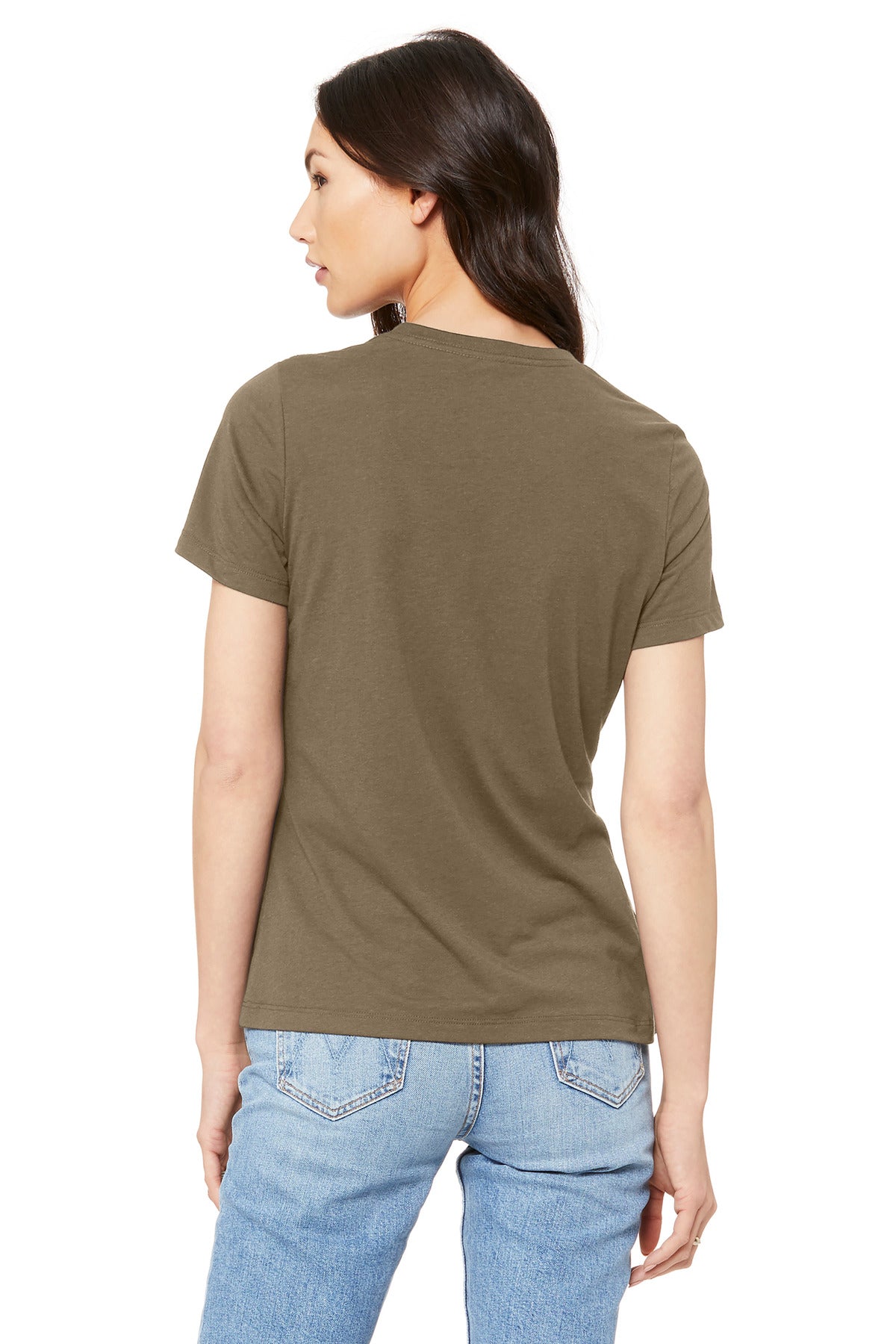 VintageBrn BELLA+CANVAS Women's Relaxed Jersey Short Sleeve Tee. BC6400