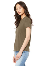 VintageBrn BELLA+CANVAS Women's Relaxed Jersey Short Sleeve Tee. BC6400