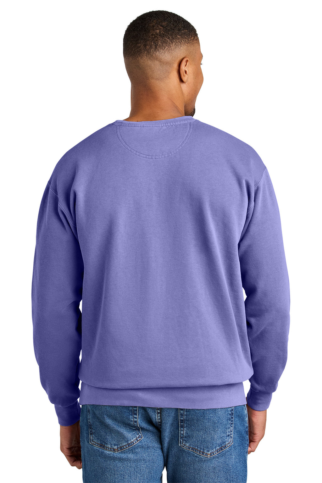 Violet COMFORT COLORS Ring Spun Crewneck Sweatshirt. 1566