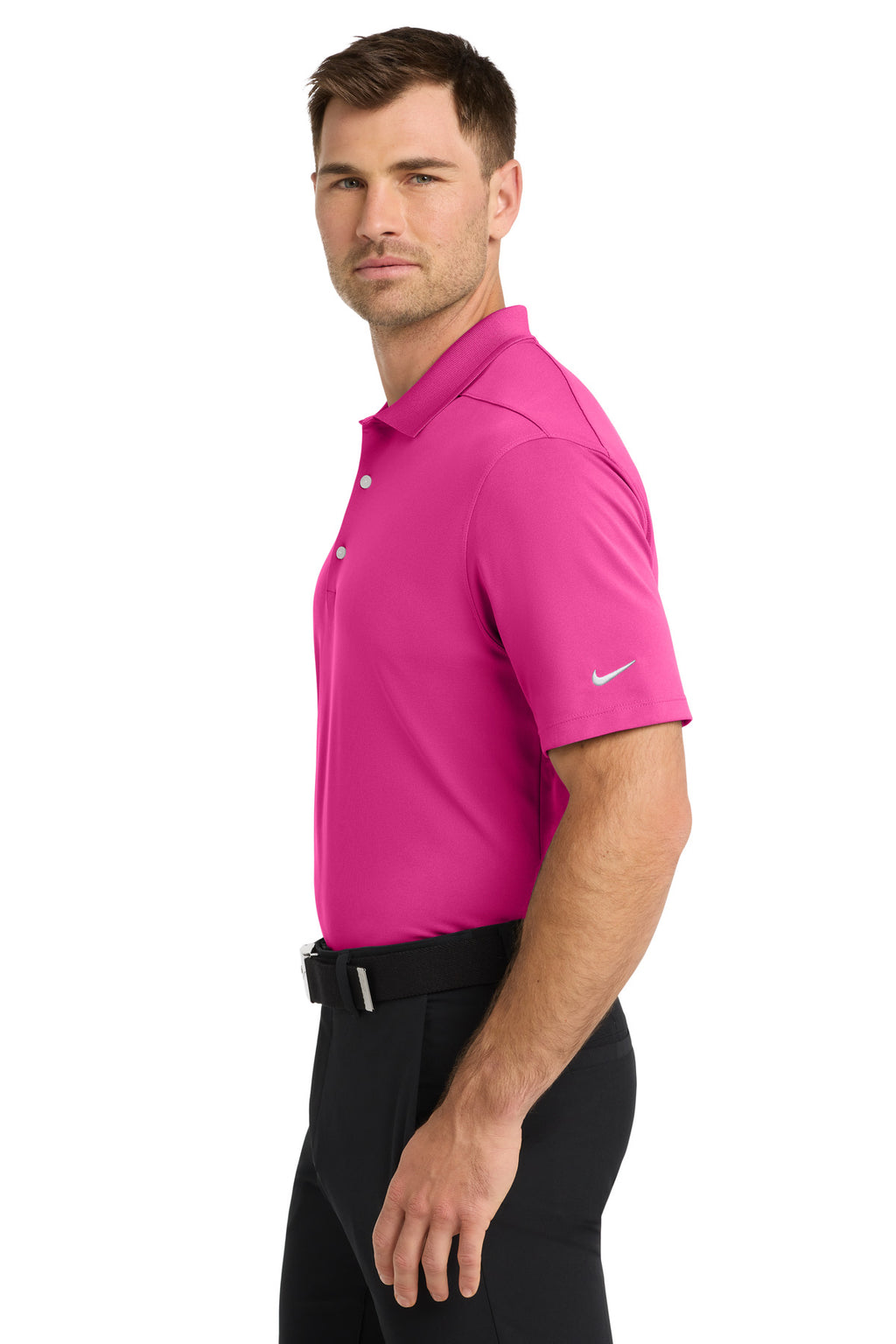 VividPink Nike Dri-FIT Micro Pique 2.0 Polo NKDC1963