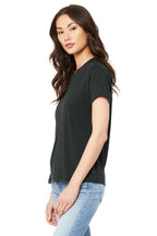 VtgBlack BELLA+CANVAS Women's Relaxed Jersey Short Sleeve Tee. BC6400