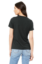 VtgBlack BELLA+CANVAS Women's Relaxed Jersey Short Sleeve Tee. BC6400