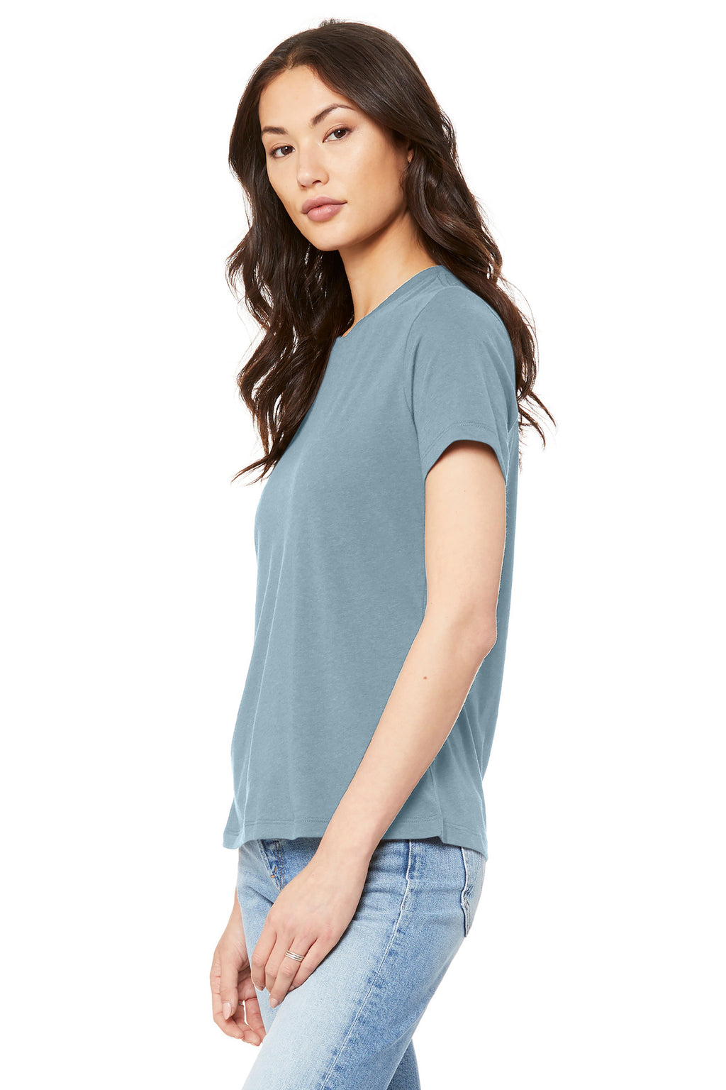 VtgDenim BELLA+CANVAS Women's Relaxed Jersey Short Sleeve Tee. BC6400