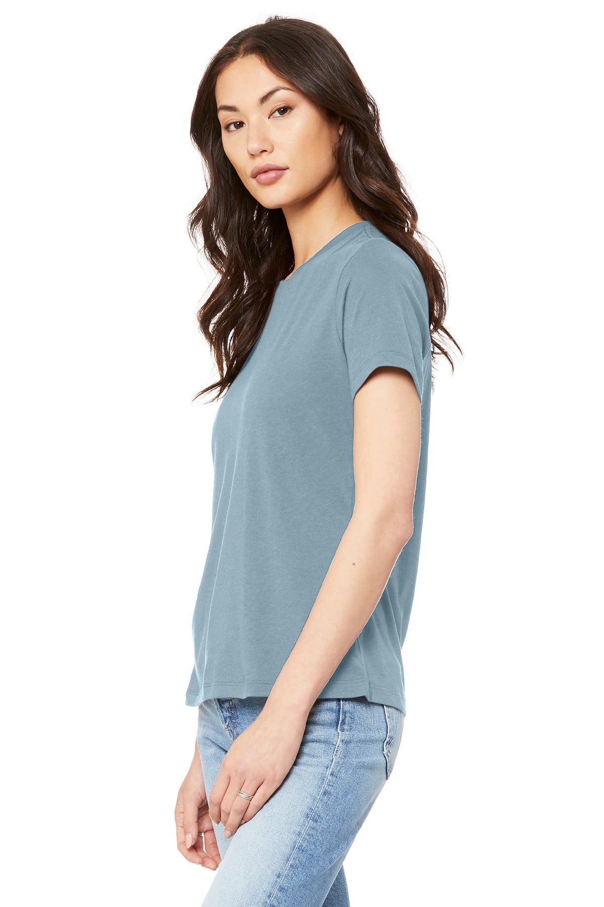 VtgDenim BELLA+CANVAS Women's Relaxed Jersey Short Sleeve Tee. BC6400
