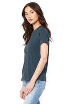 VtgNavy BELLA+CANVAS Women's Relaxed Jersey Short Sleeve Tee. BC6400