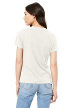 VtgWhite BELLA+CANVAS Women's Relaxed Jersey Short Sleeve Tee. BC6400