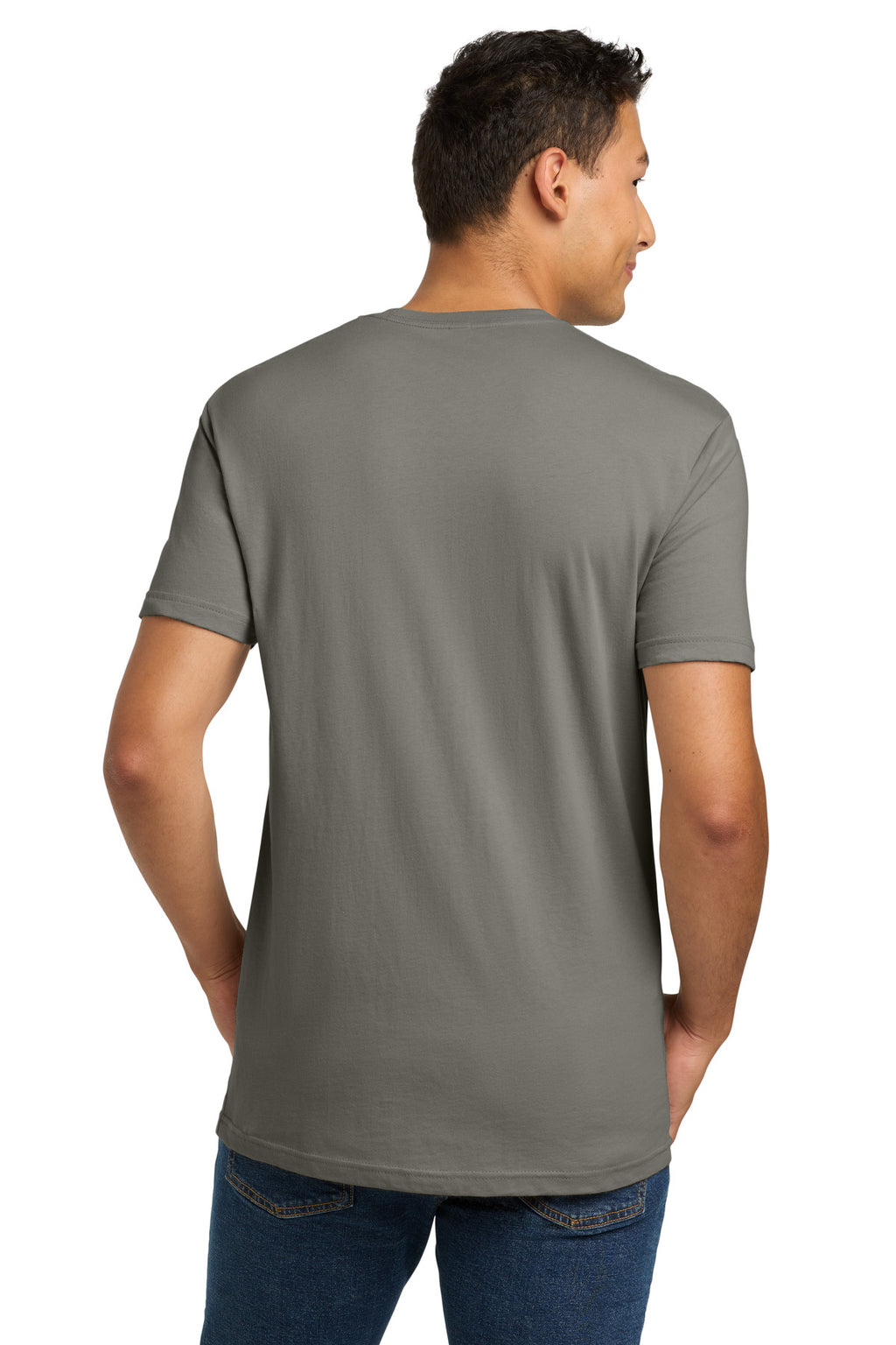 WarmGray Next Level Apparel Adult Cotton Tee. NL3600